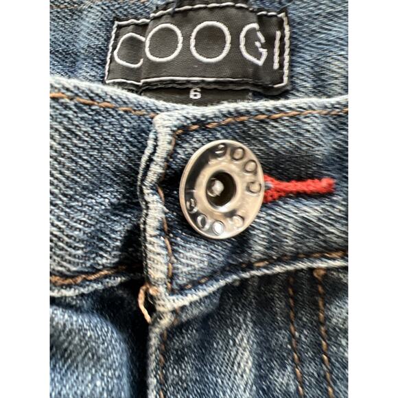 Vintage Coogi Australia Jean Shorts Embroidered Patch Baggy Size 6 Boy Girl - Picture 8 of 16